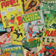 Una pequeña muestra de la colección, que podrá ser tuya si tienes una cantidad de dinero descomunal.
Imagen: DC Comics/Sothebys